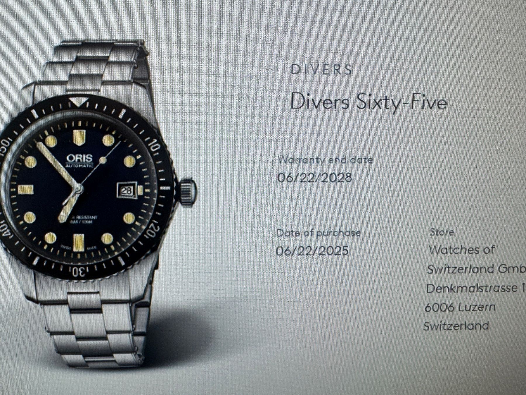 Oris Orologi: Oris Divers Sixty-Five – Nuovo (secondo la descrizione) da Knonau venduto da Magak 5