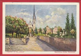 RICHTERSWIL REFORMIERTE KIRCHE, KÜNSTLERKARTE
