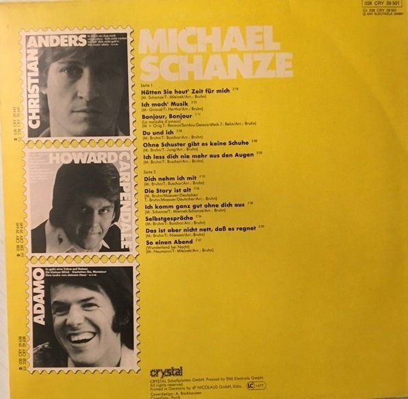 Dischi in vinile: Michael Schanze - Michael Schanze (LP) – Usato da Grüningen venduto da azulmarron 1