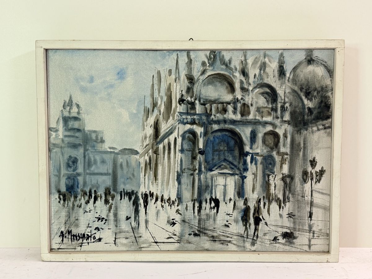 Dipinti: Saint Mark's Basilica - VENICE - Ölgemälde – Usato da Solothurn venduto da NUVICO