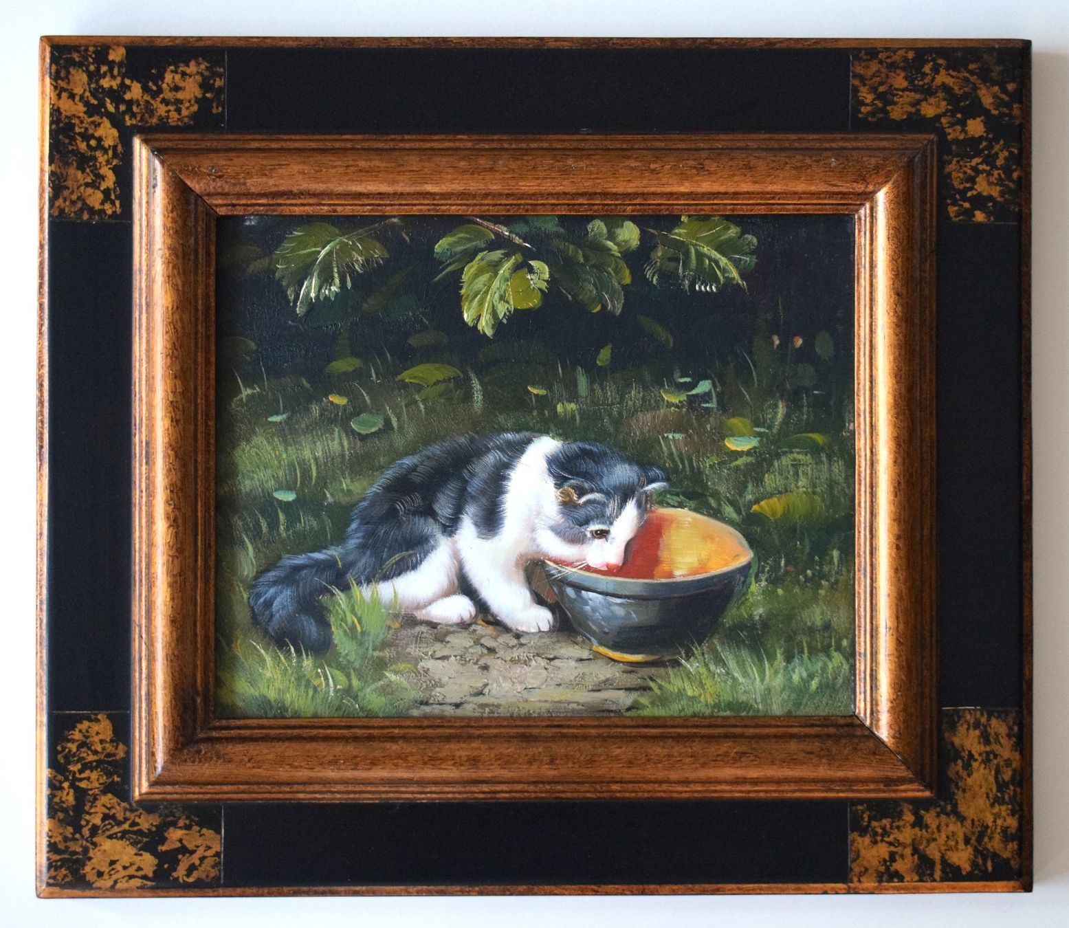 Dipinti: Tolles Ölgemälde Kätzchen Bauernmalerei Katze – Usato da Zürich venduto da Kunstvoll 7