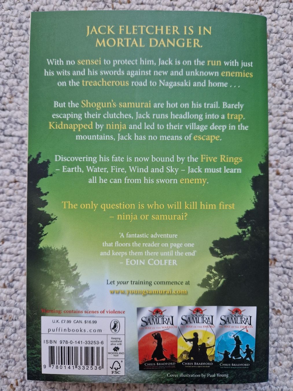 Libri: Young Samurai  -  The Ring of Earth – Nuovo (secondo la descrizione) da Hettlingen venduto da mat_8pg6 1
