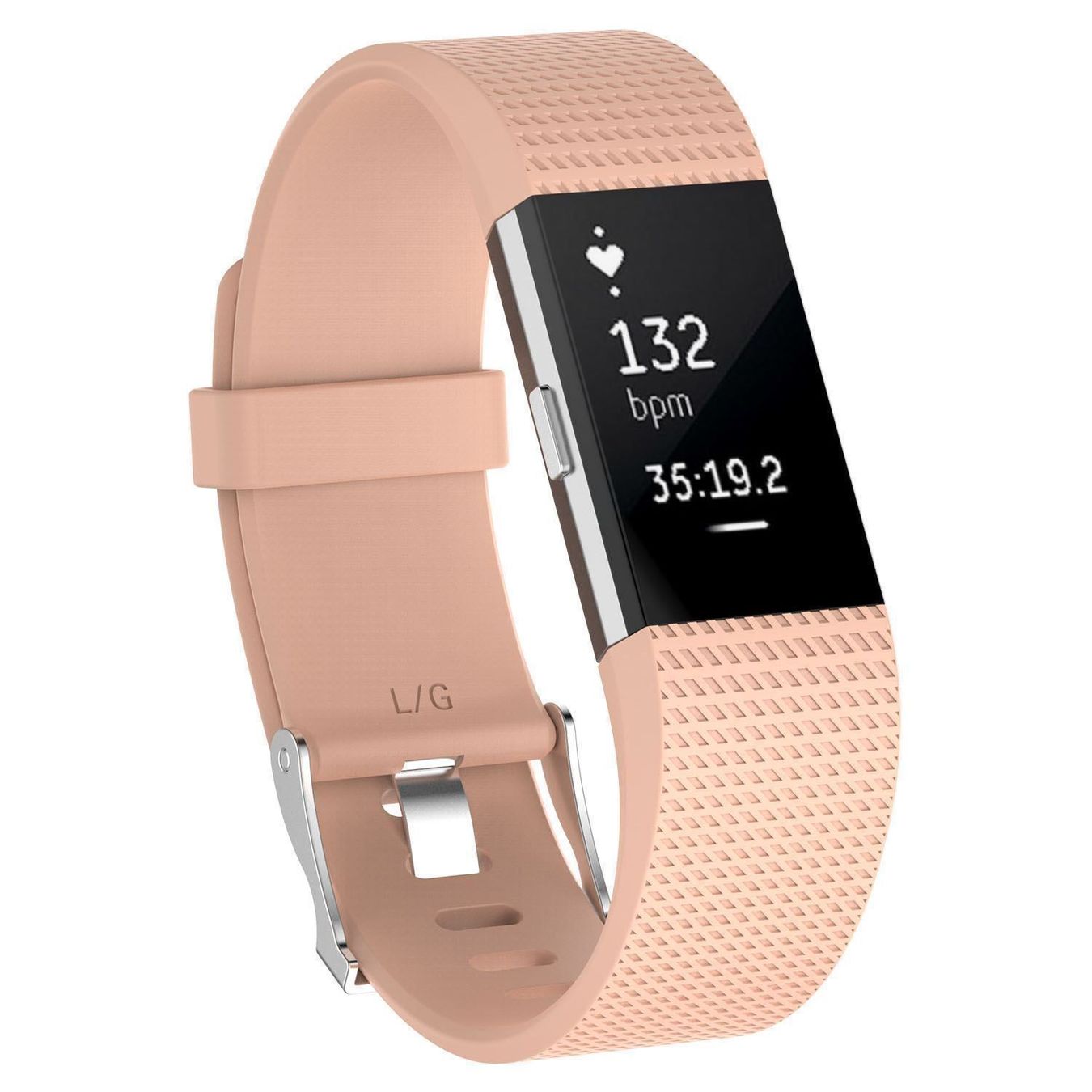 Hometrainer: Silikon Armband Fitbit Charge 2 – Nuovo e nell'imballaggio originale da Zürich venduto da Watch-247