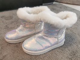 Pailetten Boots Winterstiefel Grösse 37