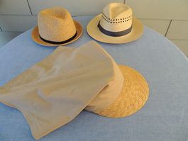SCHÖNES LOT À 3 STROH-HÜTE H&M NEU 59