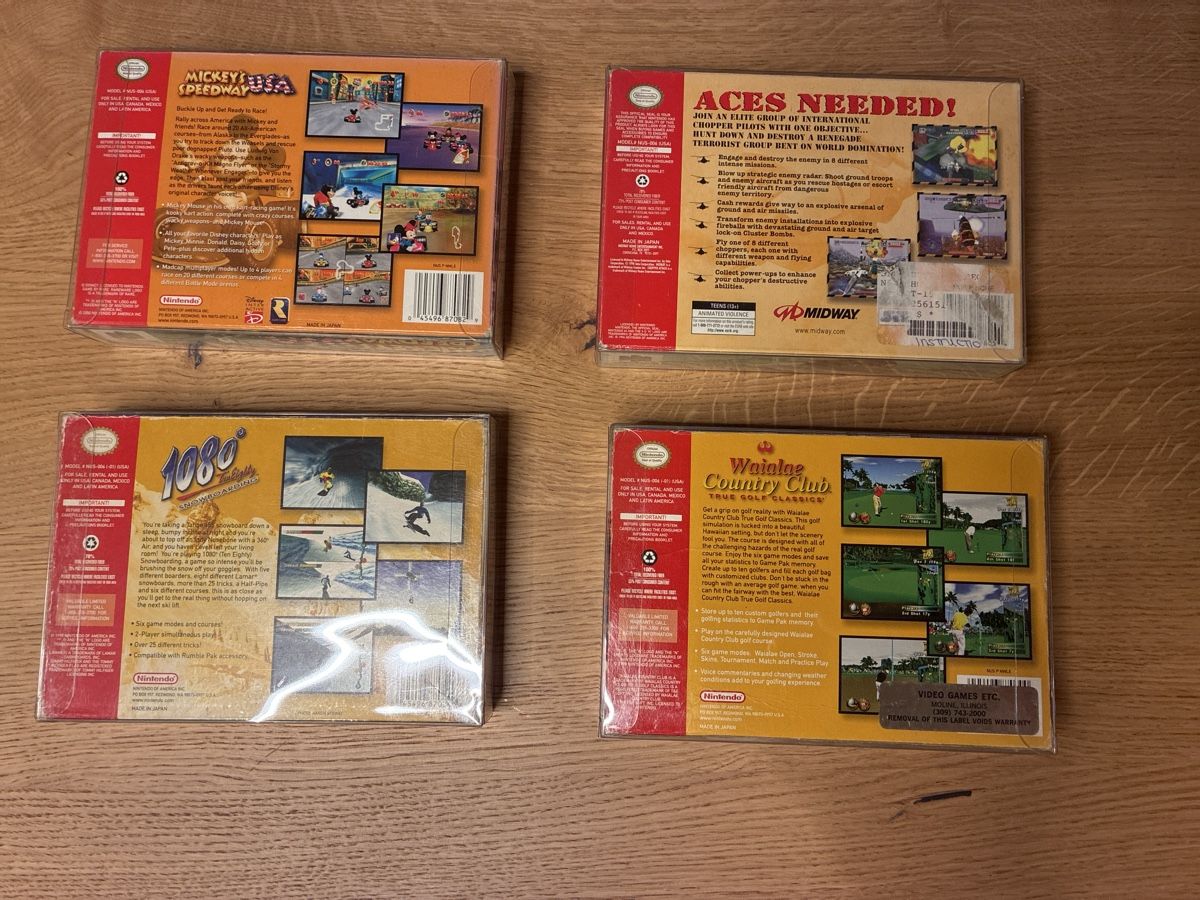 Nintendo Custodie protettive: 4 Nintendo 64 Hüllen – Usato da Basel venduto da Nintendofan123 1
