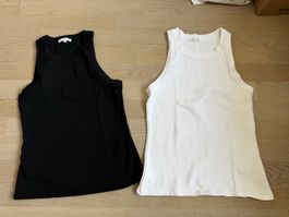 2 Basic Tank Tops, Grösse M