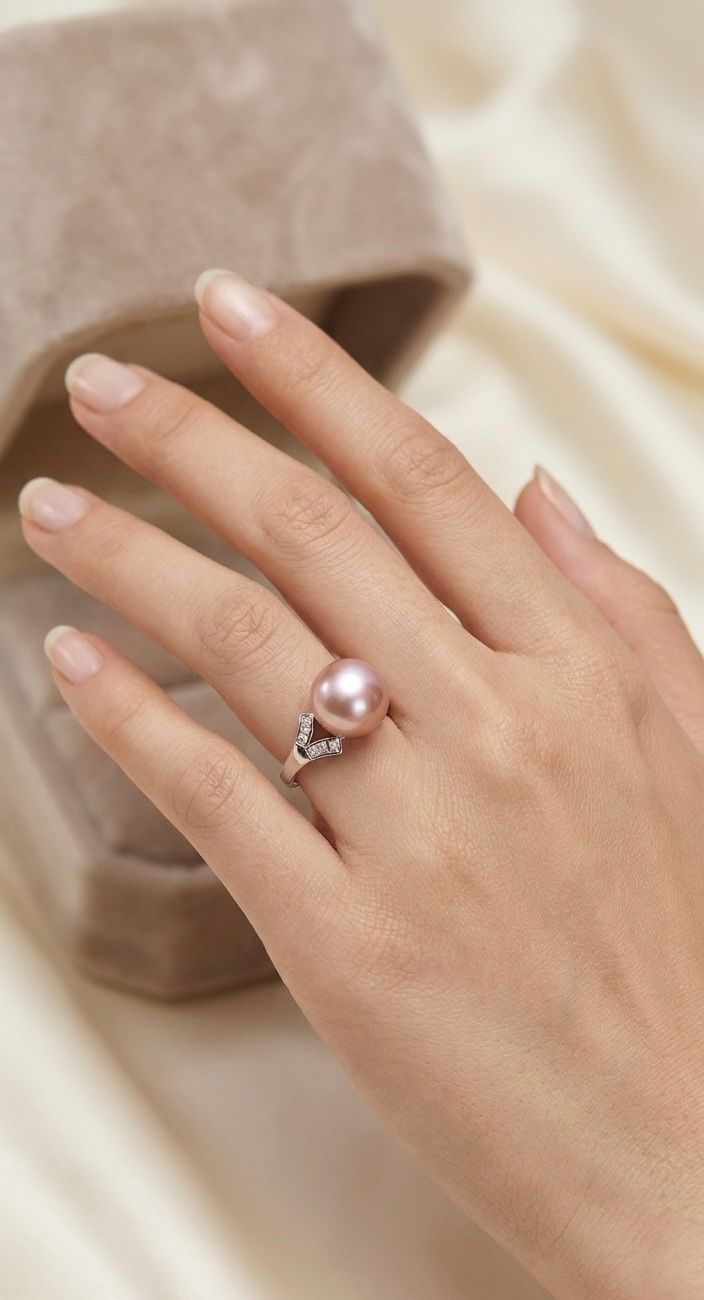 Bagues: 11mm Süsswasser Perle Ring – Neuf avec emballage d'origine à Sarnen par yingsperlen 3