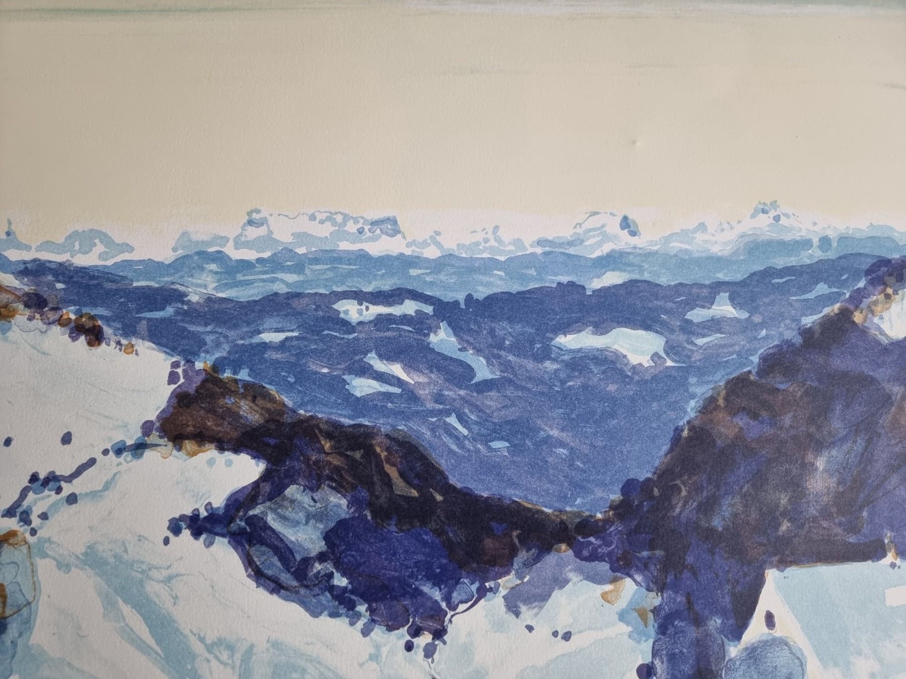 Grafica & Litografie: HANS-RUEDI SIEBER LITHOGRAPHIE SIGNIERT NUMMERIERT – Usato da Gersau venduto da grafik-kunst 2