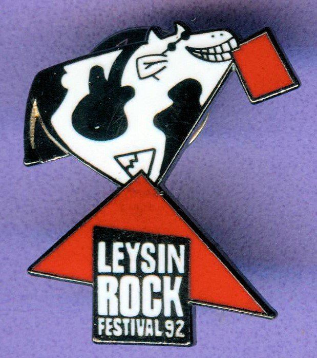Placchette & Badge: Leysin Rock Festival  1992 – Usato da Winterthur venduto da Sammleroase