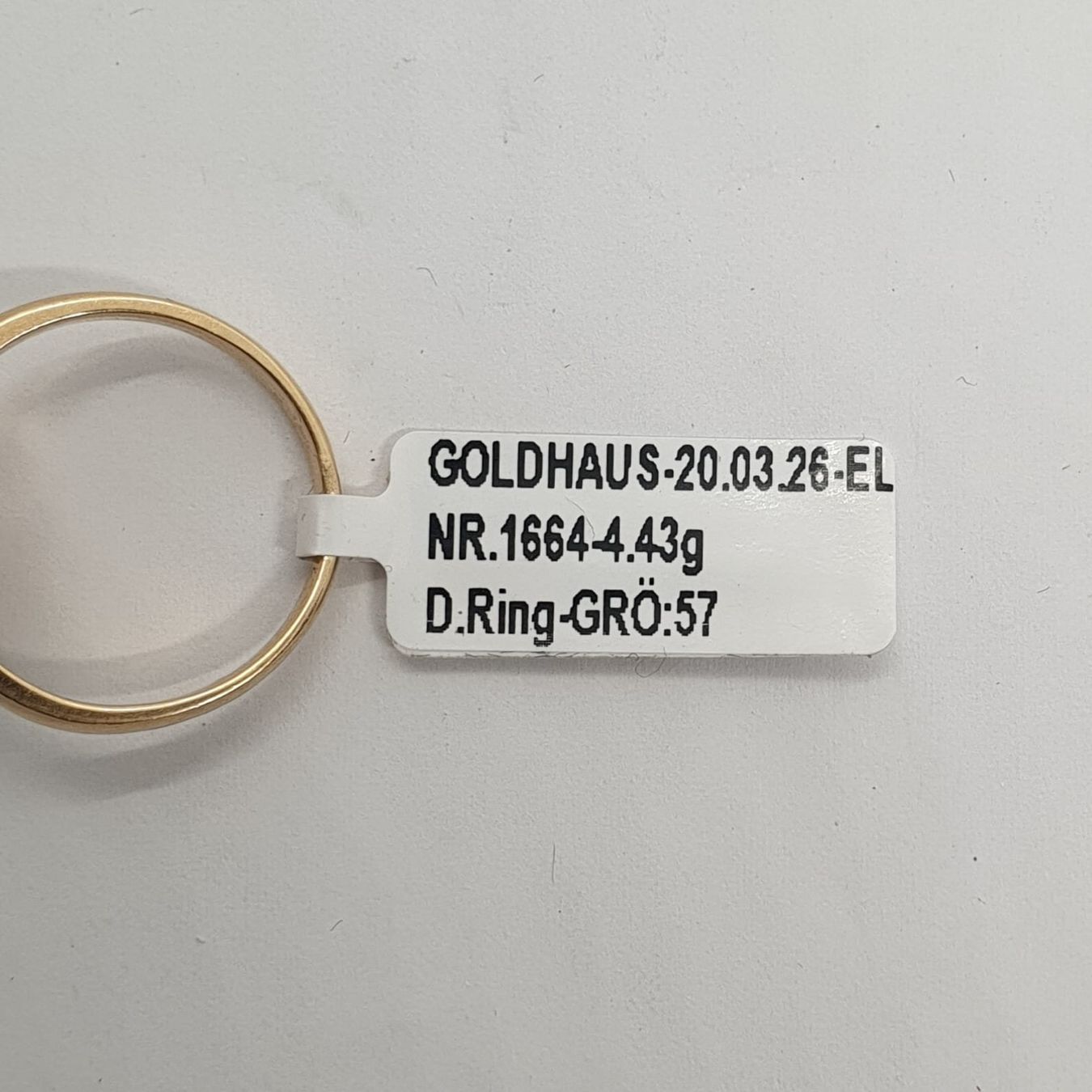 Anelli: Echt 14K Gold Ring – Usato da Luzern venduto da Goldhaus-Luzern 3