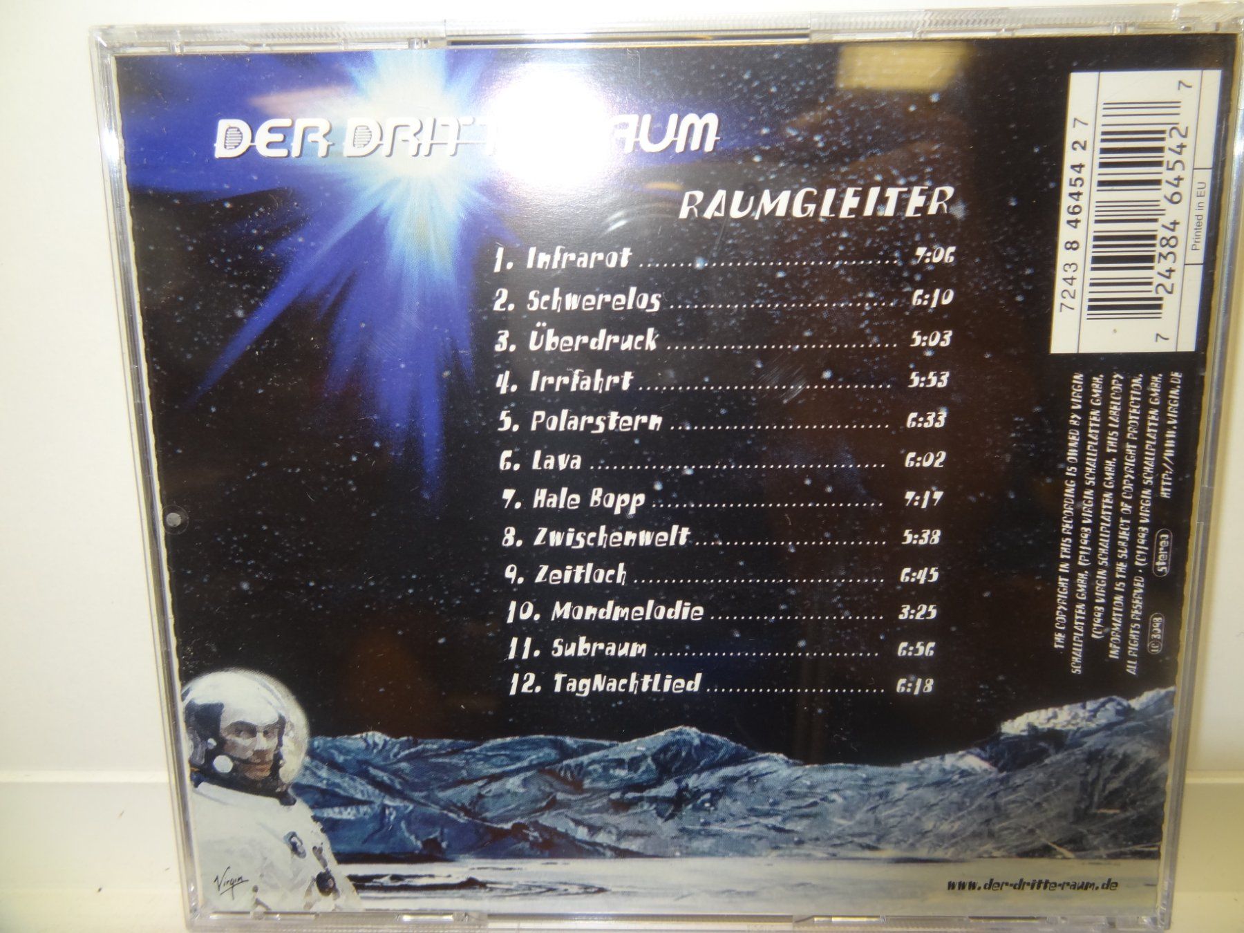 CD: Der Dritte Raum, Raumgleiter – Usato da luzern venduto da musicandart 1