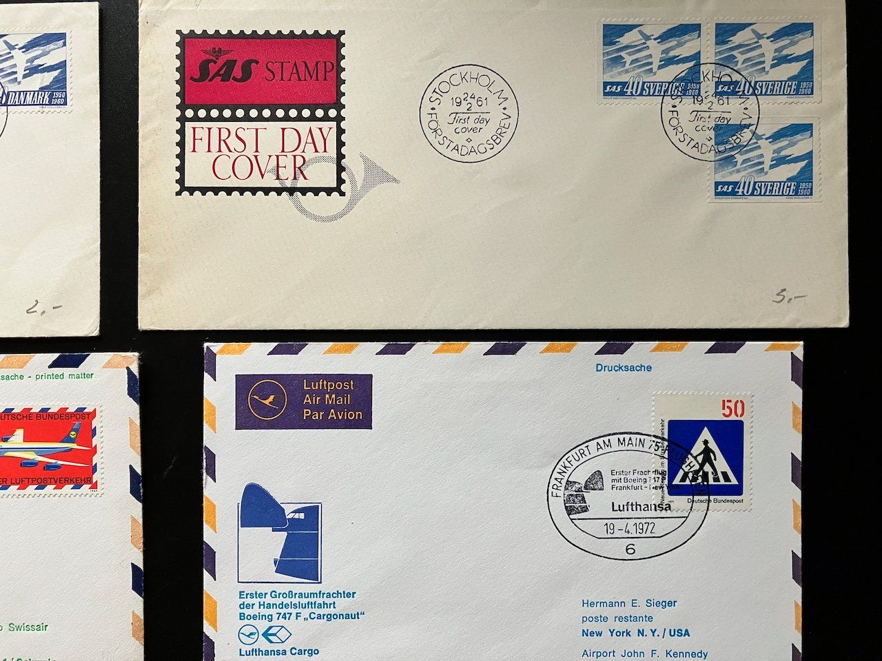 Tutti i francobolli: 11 Flugbriefe 1961-2005 – Usato da Nesslau venduto da andi_hon 2