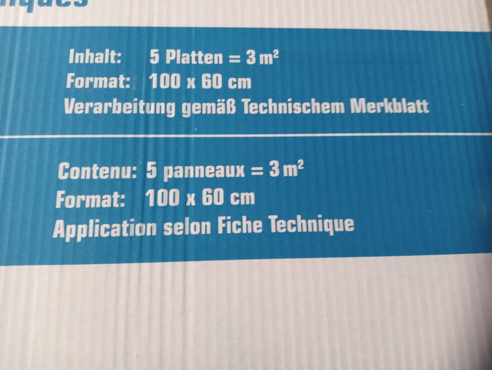 Rivestimenti per pavimenti: Entkopplungs- und Trittschalldämmplatte – Nuovo e nell'imballaggio originale da Humlikon venduto da Frango02 2