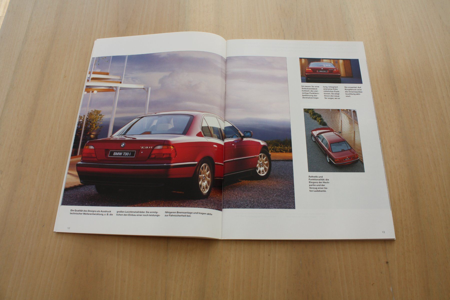 BMW Documenti: BMW 7er Prospekt Modell E38  2/1995 – Usato da Wikon venduto da erwin400 3