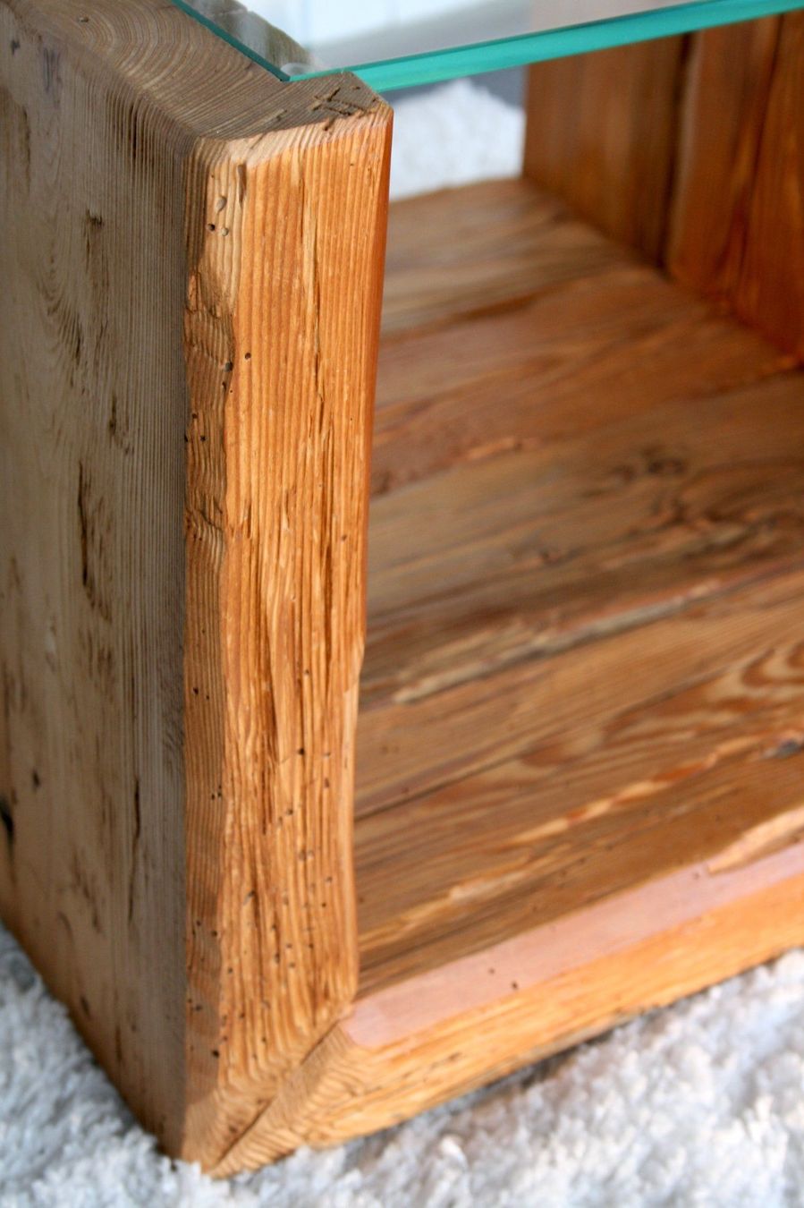 Tavoli: Couchtisch aus Holz & Glas - Wooden Side Table – Nuovo e nell'imballaggio originale da Zürich venduto da Miki_Schreiner 2
