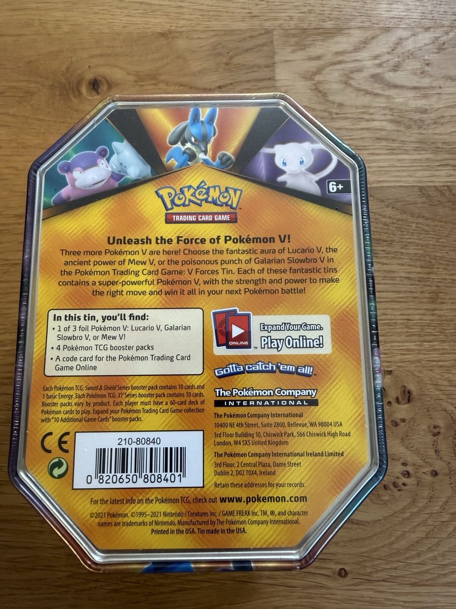 Pokémon Carte collezionabili: Pokemon Mew V Tin Box – Nuovo e nell'imballaggio originale da Münchringen venduto da Thisuruf 1