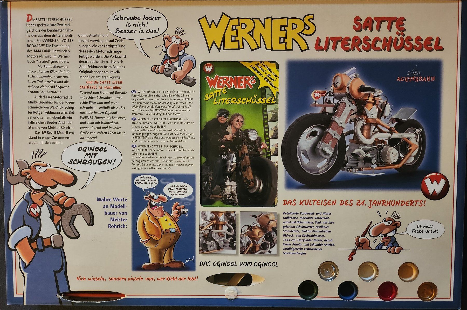 Revell Kit di modellismo & Modellini statici: REVELL 05749 WERNER SET PLASTIKBAUSATZ 1:9 NOS – Nuovo e nell'imballaggio originale da Adelboden venduto da Xelos1 2