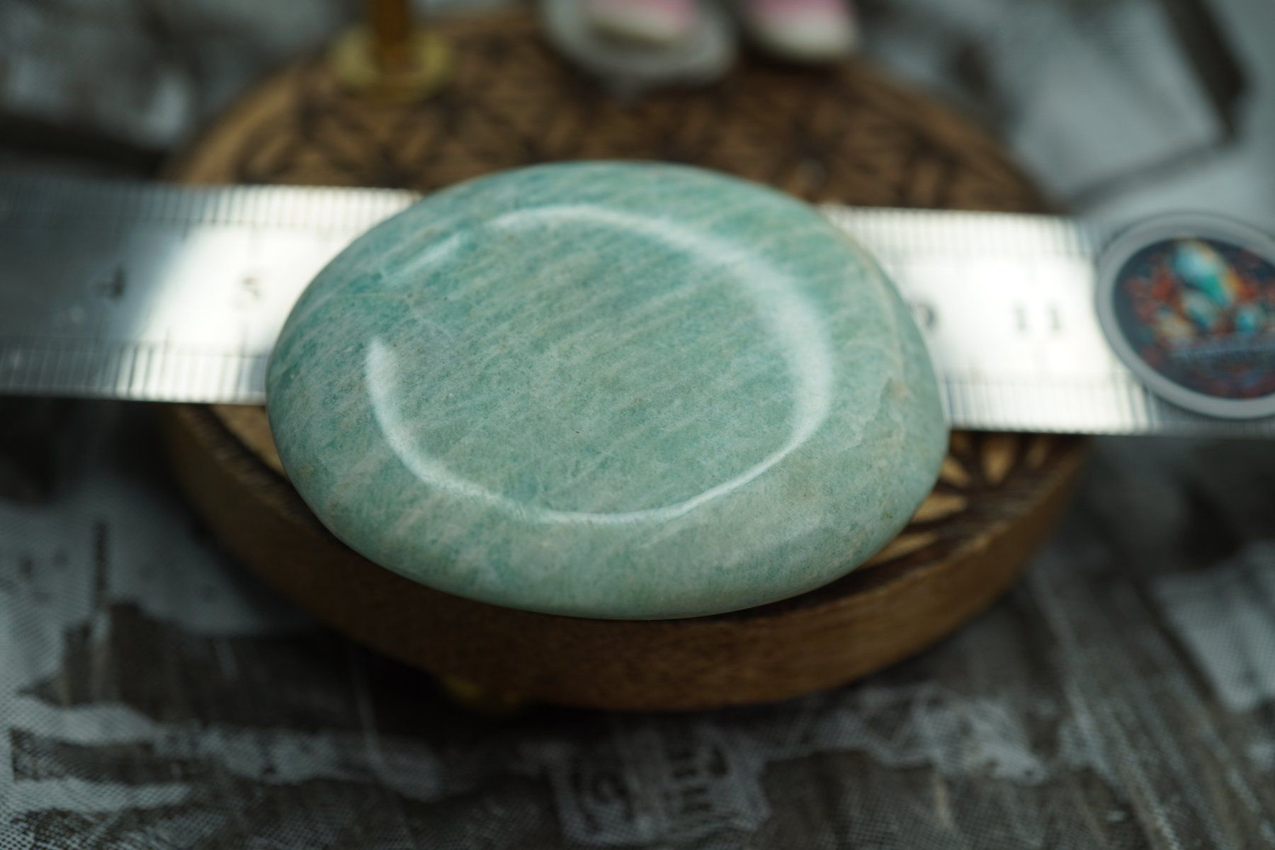 Minerali & Pietre curative: Amazonit Seifenstein    ab  1.-     Räumung – Nuovo e nell'imballaggio originale da Eschenbach SG venduto da topstone 8