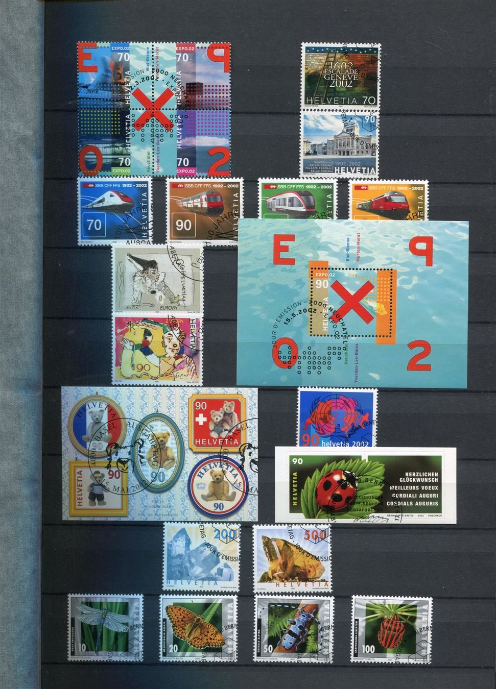 Tutti i francobolli: Schweiz Slg 1964-2003 mit ET-O – Usato da Winterthur venduto da Kyoung 4