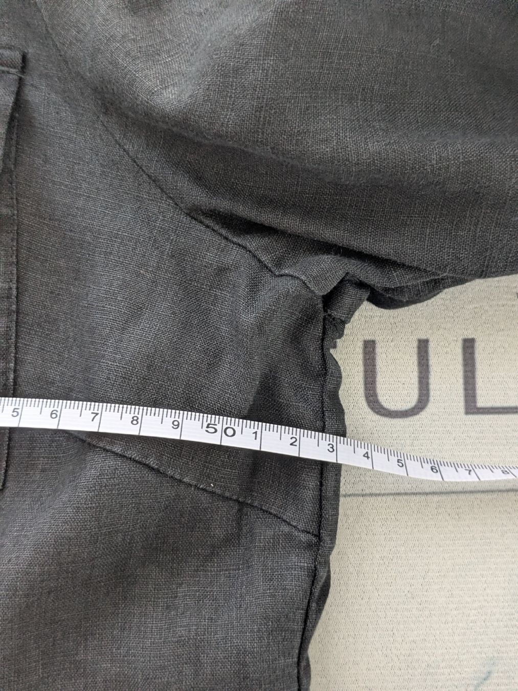 Chemisiers: Damen Hemdbluse schwarz Grösse 40 Leinen  – D'occasion à Rorschach par olg_5qq2 3