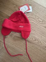 Bonnet polaire Dolli rouge avec cache-oreilles neuf