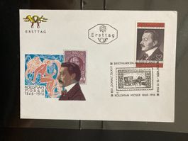 Österreich 1968 Ersttagsbrief Koloman Moser BriefM-Grafiker