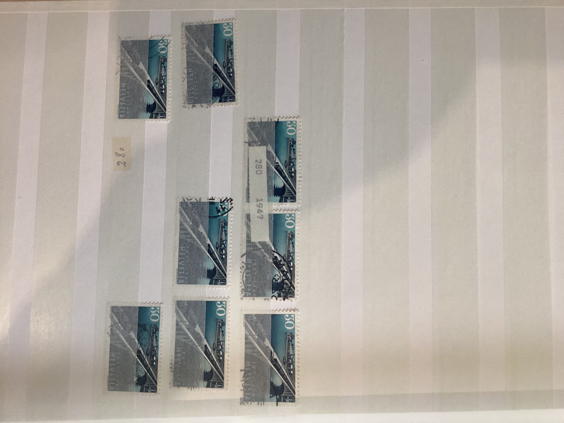 Tutti i francobolli: Briefmarken ganzes Album – Usato da Reinach BL venduto da andreas_mueller
