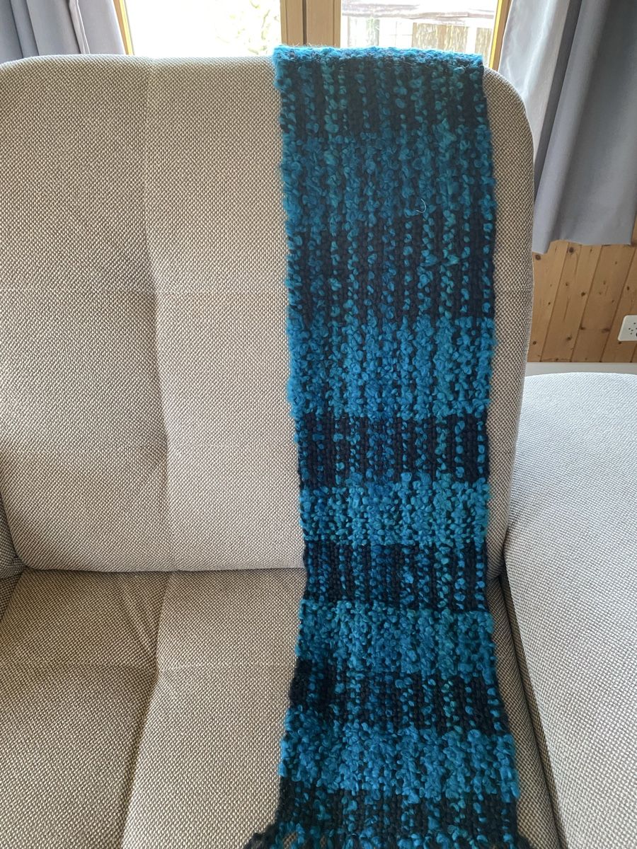 Foulard & Sciarpe: Schal - Handgewoben - Türkis – Nuovo e nell'imballaggio originale da wichtrach venduto da Tvenus 2