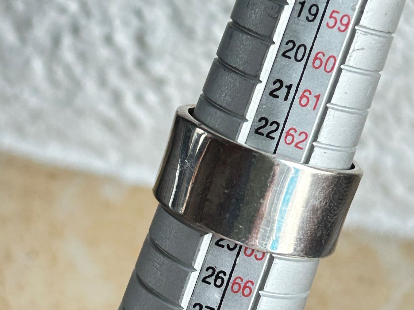 Anelli: Massiver Silberring mit Türkis-Stein (Grösse  63) – Usato da Dittingen venduto da Bellevista 4