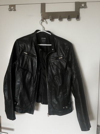 Schwarze Lederjacke OCHNIK Gr. L - top Zustand!