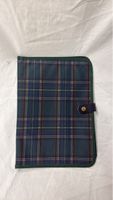 Edles Tartan Etui / Dokumententasche aus Stoff, fast neu