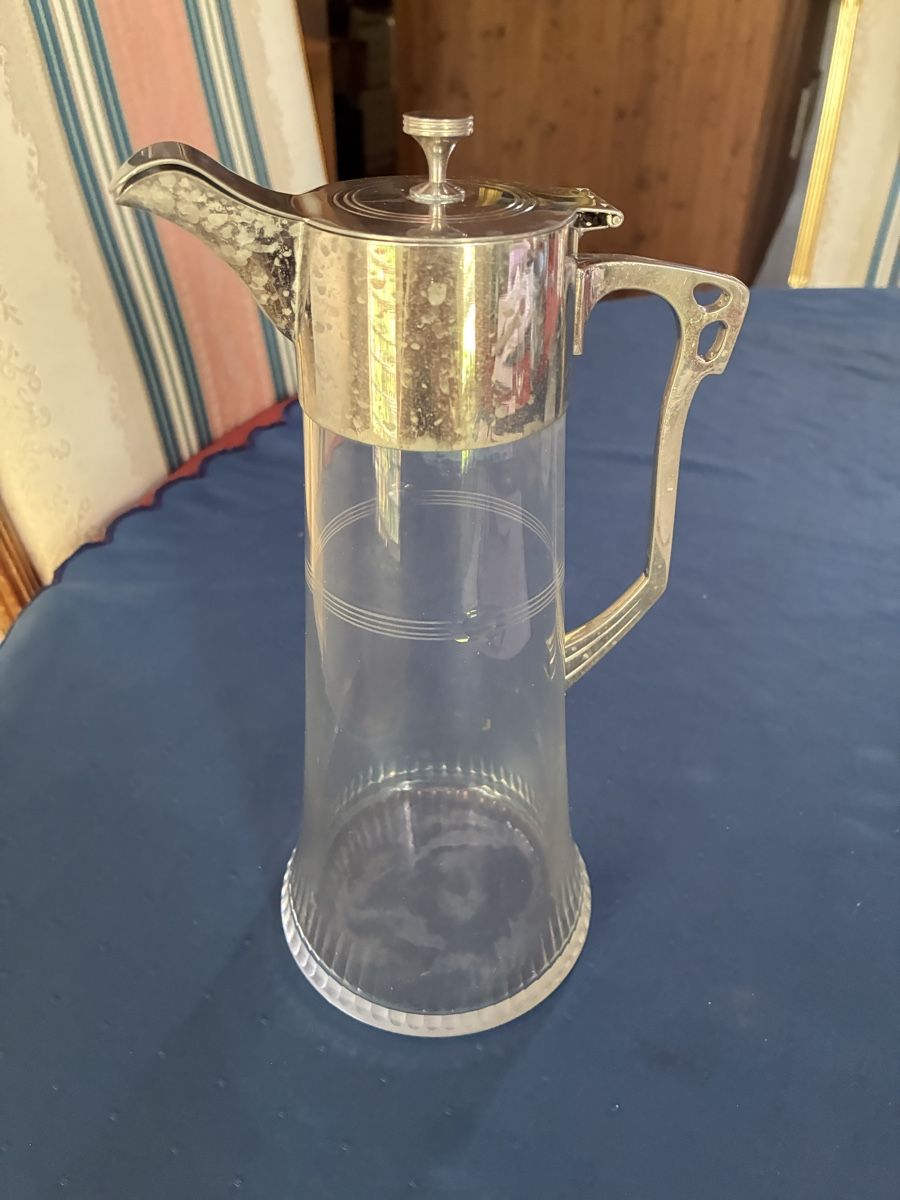 Carafes: 2 antike Weinkaraffen um 1900 – D'occasion à Dornach par Rosengarten 5
