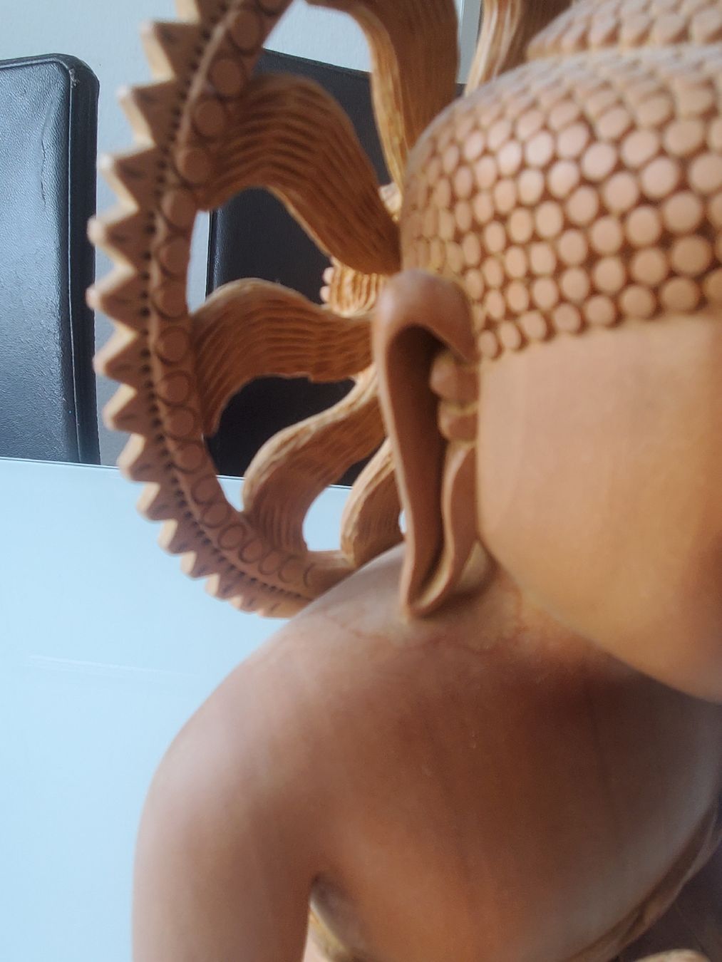 Statuette: Buddha Figur, Holz – Usato da Frauenfeld venduto da BeneFull 6