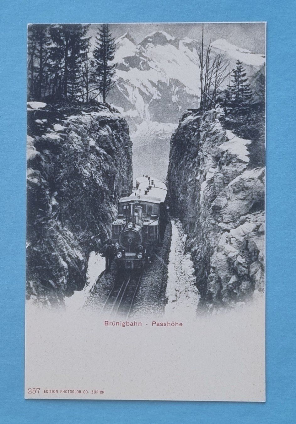 Cartoline postali: Brünig-Bahn - Passhöhe - Zahnradbahn – Usato da Rothrist venduto da RROENK