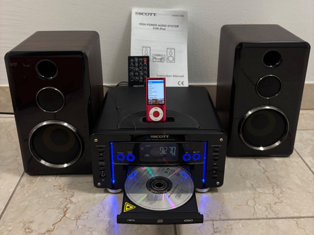 SCOTT I-WXH80 High Power Audio System CD/MP3,USB,SD,MMC (Gebraucht) in ...