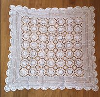 Traumhaftes Tischdecke , häkel Handarbeit, 89 x 89 cm