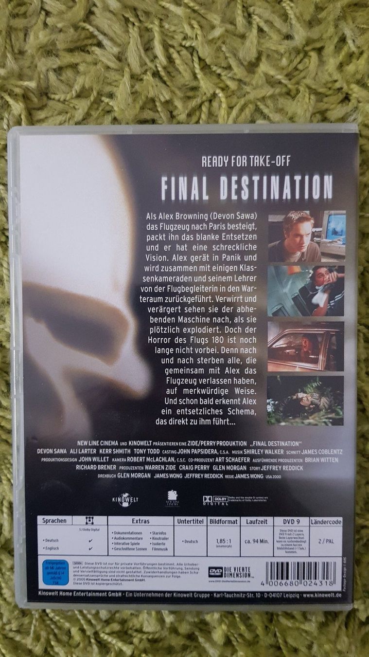 Alle DVDs: Final Destination – Gebraucht aus Dornach von Letizia1987 1