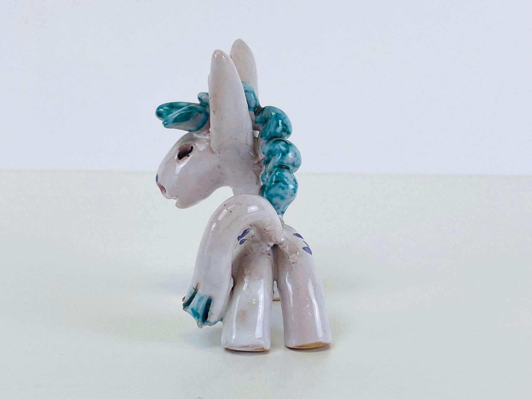 Statuette: HILDE HERZIG StudioKeramik Tierfigur / Figur "Pony" UNIKAT – Usato da Zürich venduto da Arche_Brockenhaus 1