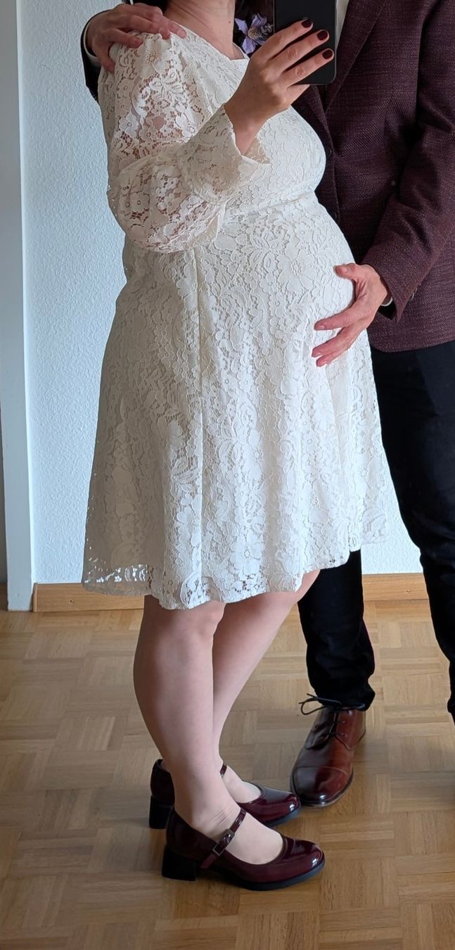 Kleider: Umstandsmode: Hochzeitskleid – Neu (gemäss Beschreibung) aus Riehen von ele_jvz9 1