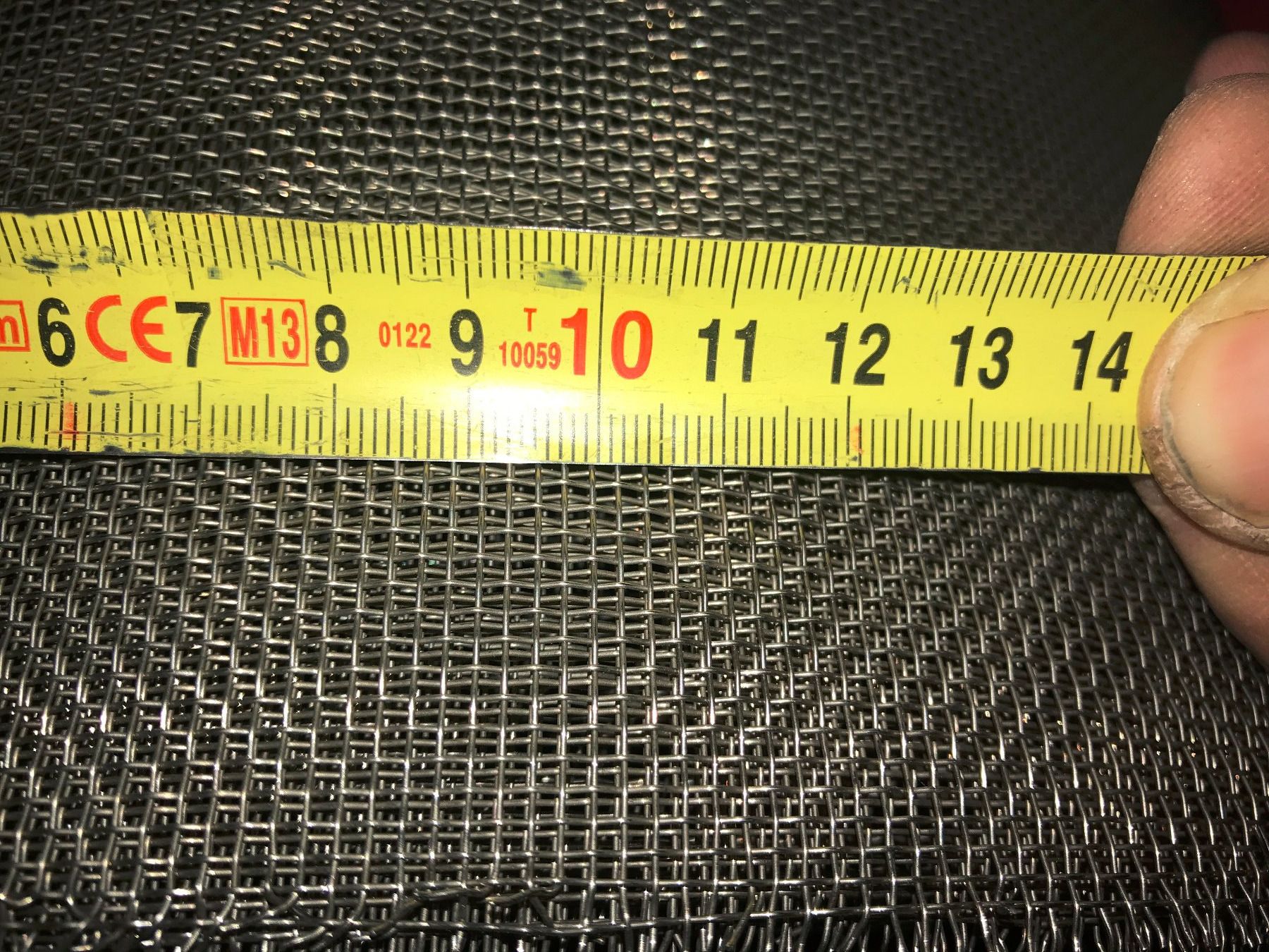 Sonstiges: Edelstahl Drahtgewebe mit c.a. 2mm Maschenweite 10x50cm – Gebraucht aus Kreuzlingen von  2