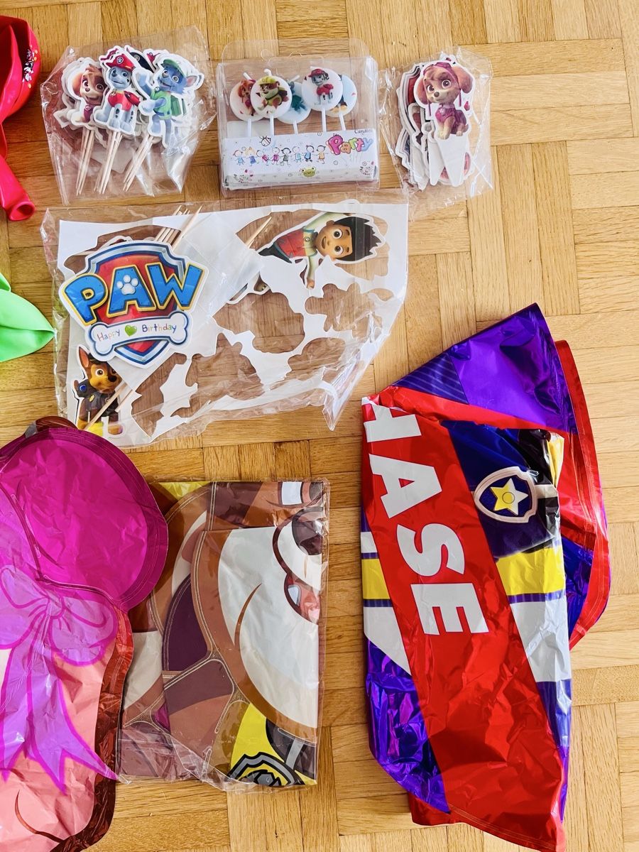 Alle Dekorationen: Paw Patrol Geburtstagsdeko Set – Neu (gemäss Beschreibung) aus Frauenfeld von Repsol_Vani 2
