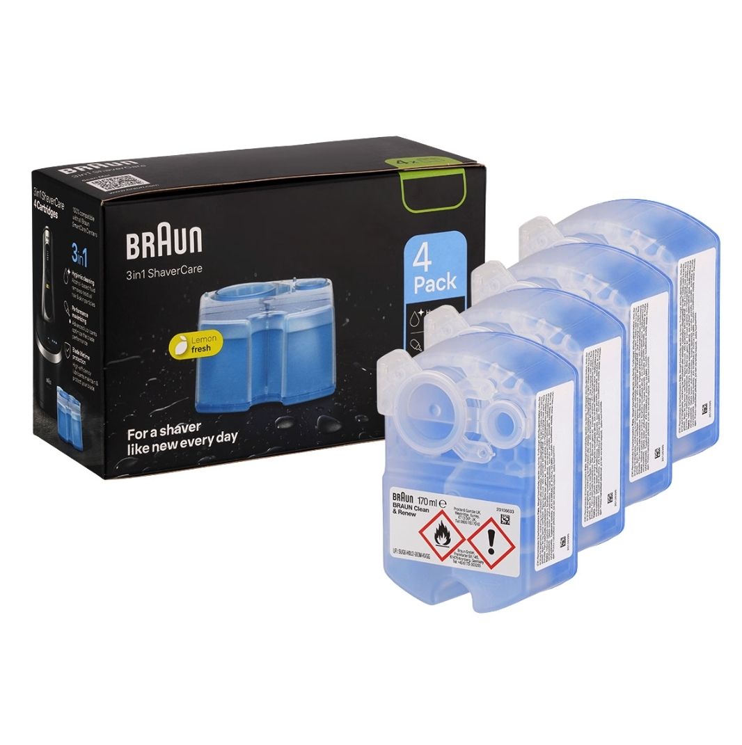 Braun Rasoi & Lamette da barba: Braun Clean & Renew Kartuschen 4 Stk neu – Nuovo (secondo la descrizione) da Bottighofen venduto da syogar