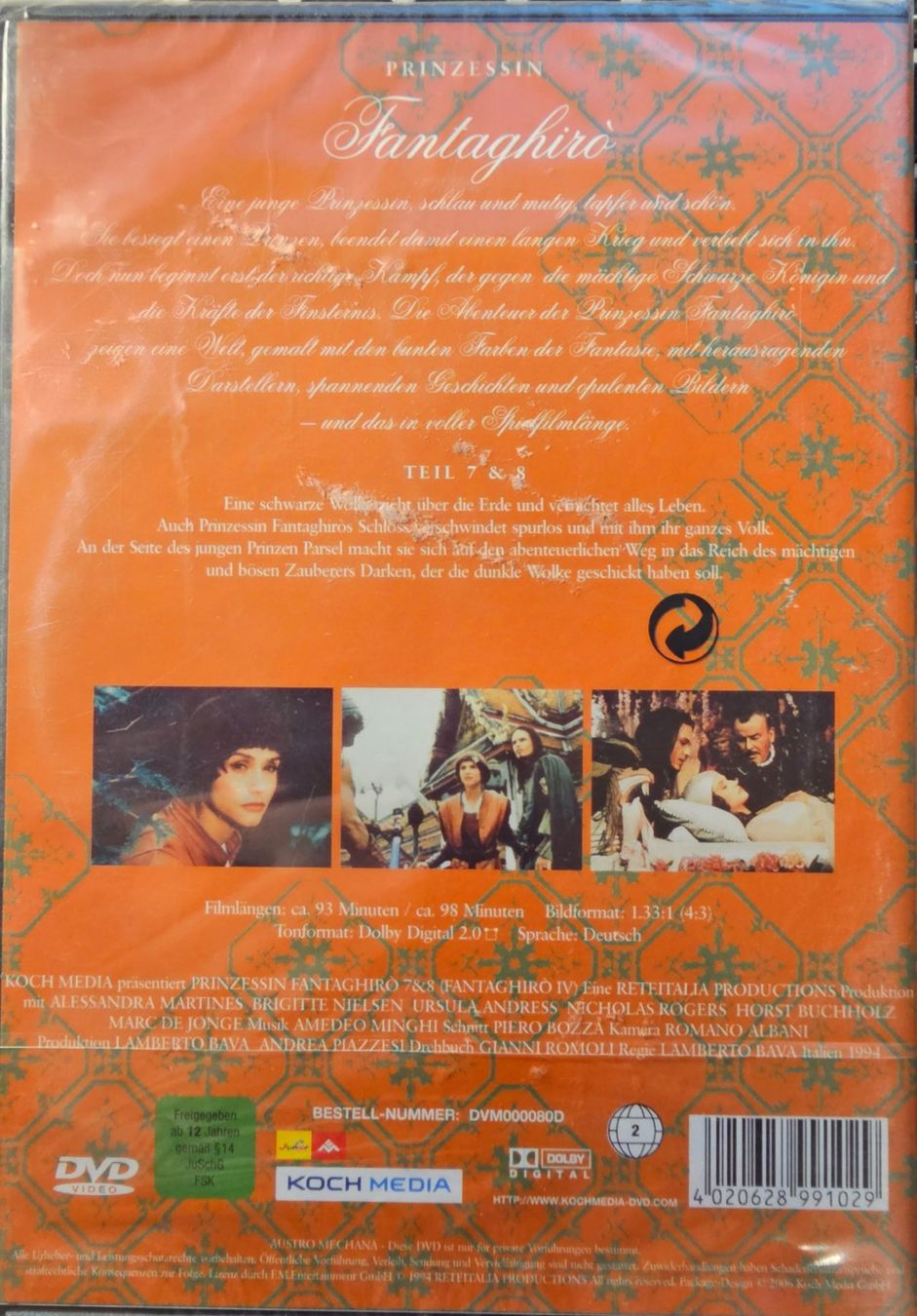 Tutti i DVDs: Prinzessin Fantaghiro 7 & 8 – Nuovo e nell'imballaggio originale da Wahlen b. Laufen venduto da Cg10 1