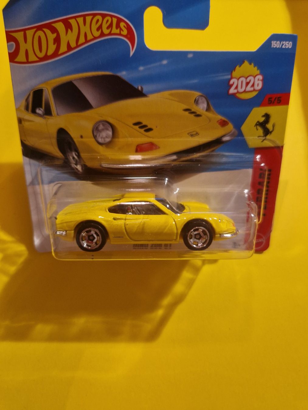 Hot Wheels Modellini d'auto: Hot Wheels DINO 206 GT – Nuovo e nell'imballaggio originale da Oftringen venduto da Rotor 7