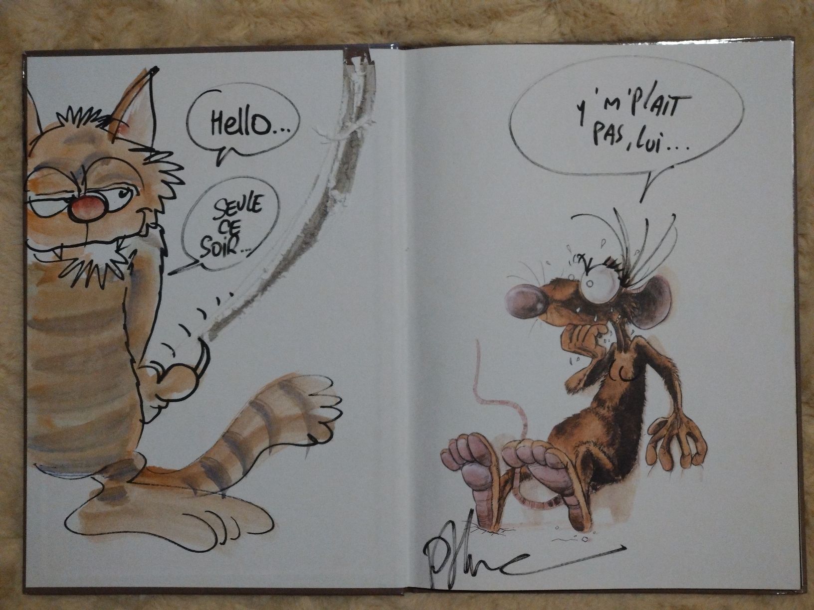 Fumetti: Dédicace - BD Ptiluc Faces de Rat, TBE – Usato da Farvagny-le-Grand venduto da LaCaverne