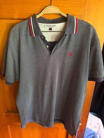 U.S. Polo Assn. Poloshirt Herren Gr. L  Dunkelblau