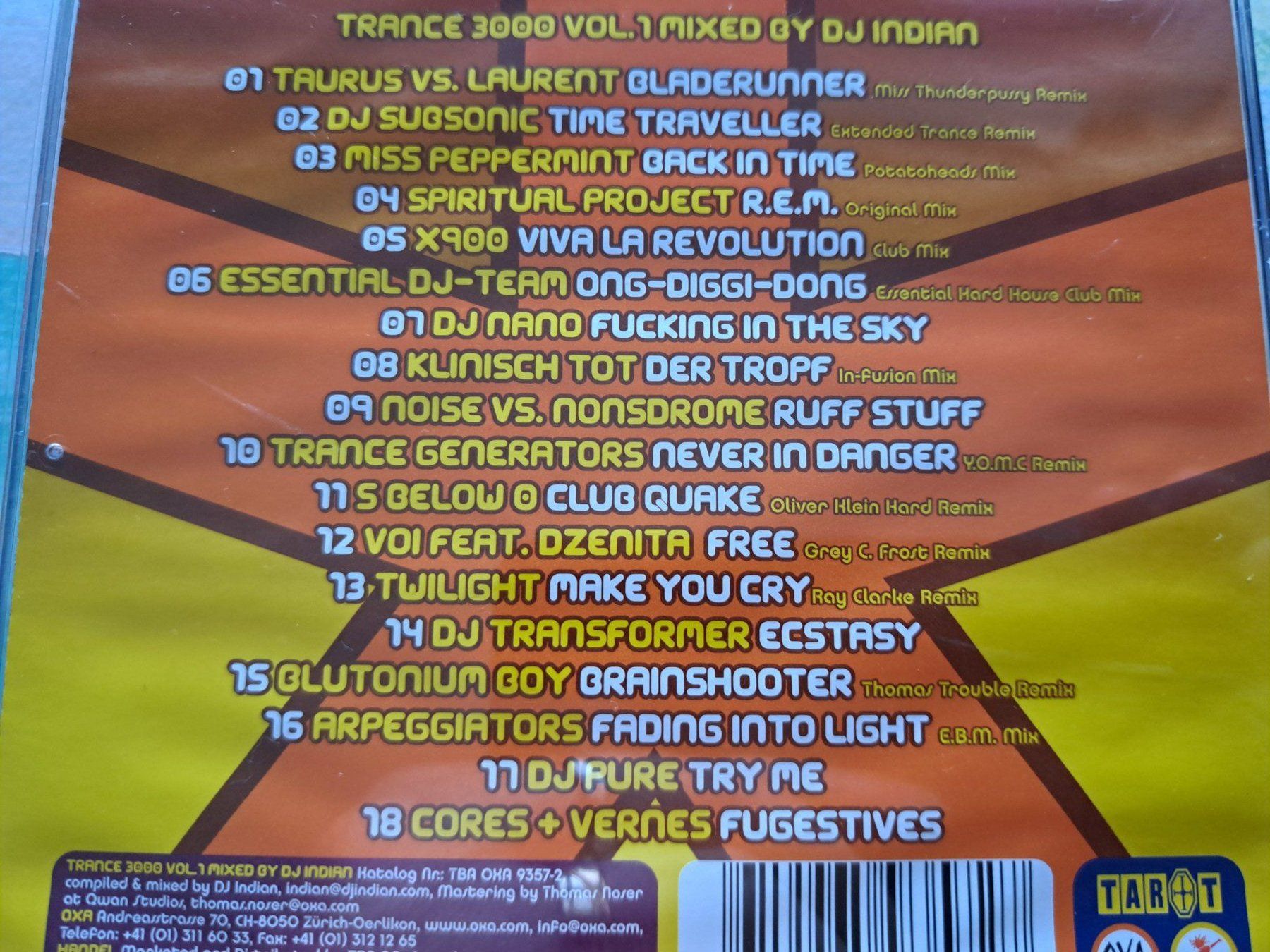 CDs: CD Tarot Oxa presents Trance 3000 DJ Indian – Gebraucht aus Pully von bro_n52j 3