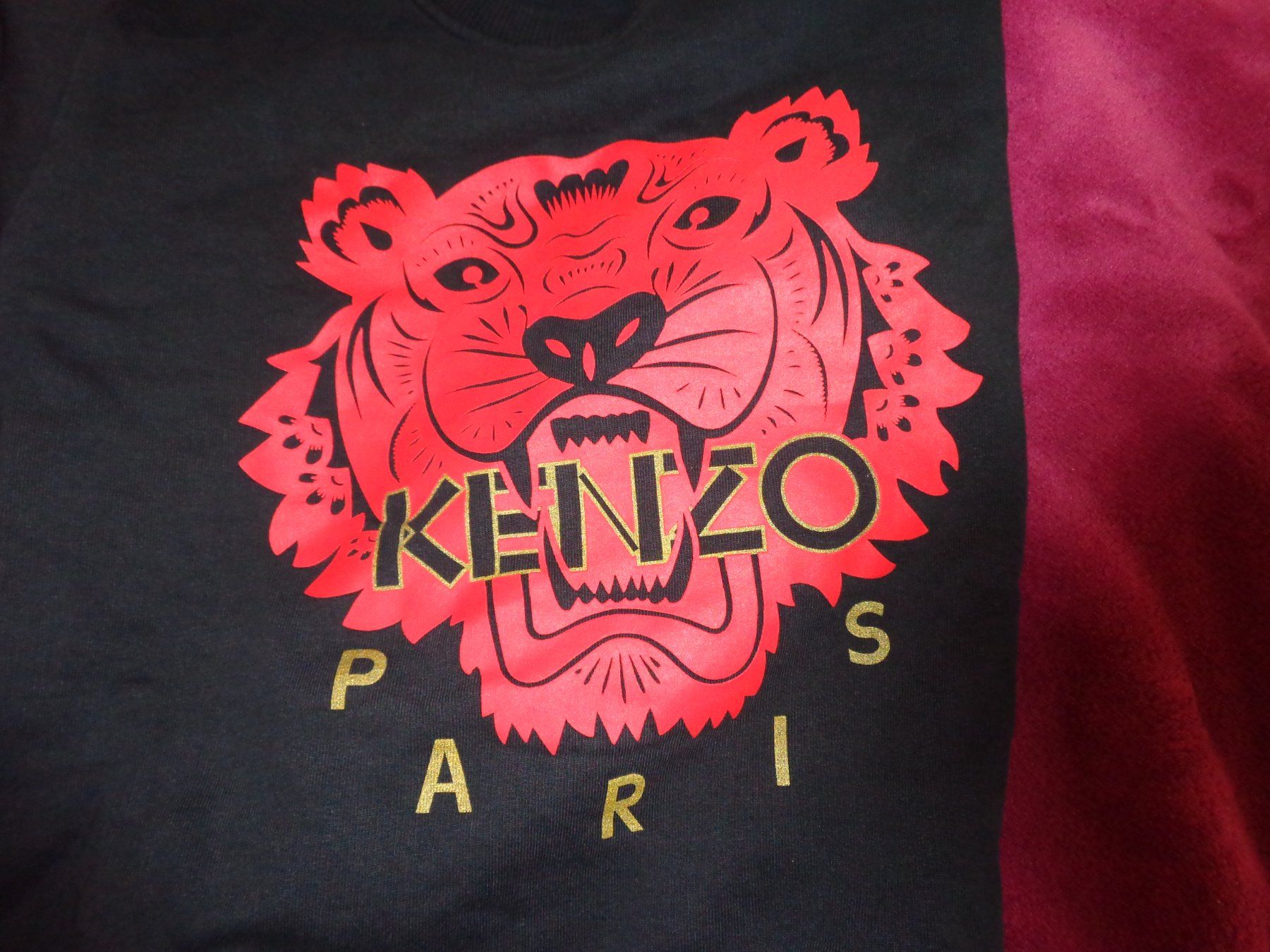 Kenzo Maglioni & Felpe: Kenzo Paris Tiger rot – Usato da Liestal venduto da Gecko16 3