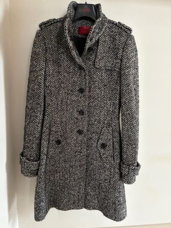 Hugo Boss Wollmantel Herringbonde S 36 Neu mit Kleidersack